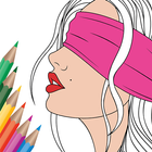 Libro de Colorear y Dibujar icono