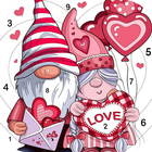 Love, Heart Coloring Book أيقونة