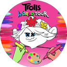 Trolls World Tour Coloring icône