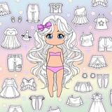 Chibi Doll पोशाक और रंग आइकन