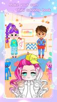 Chibi Doll Dress up & Coloring poster