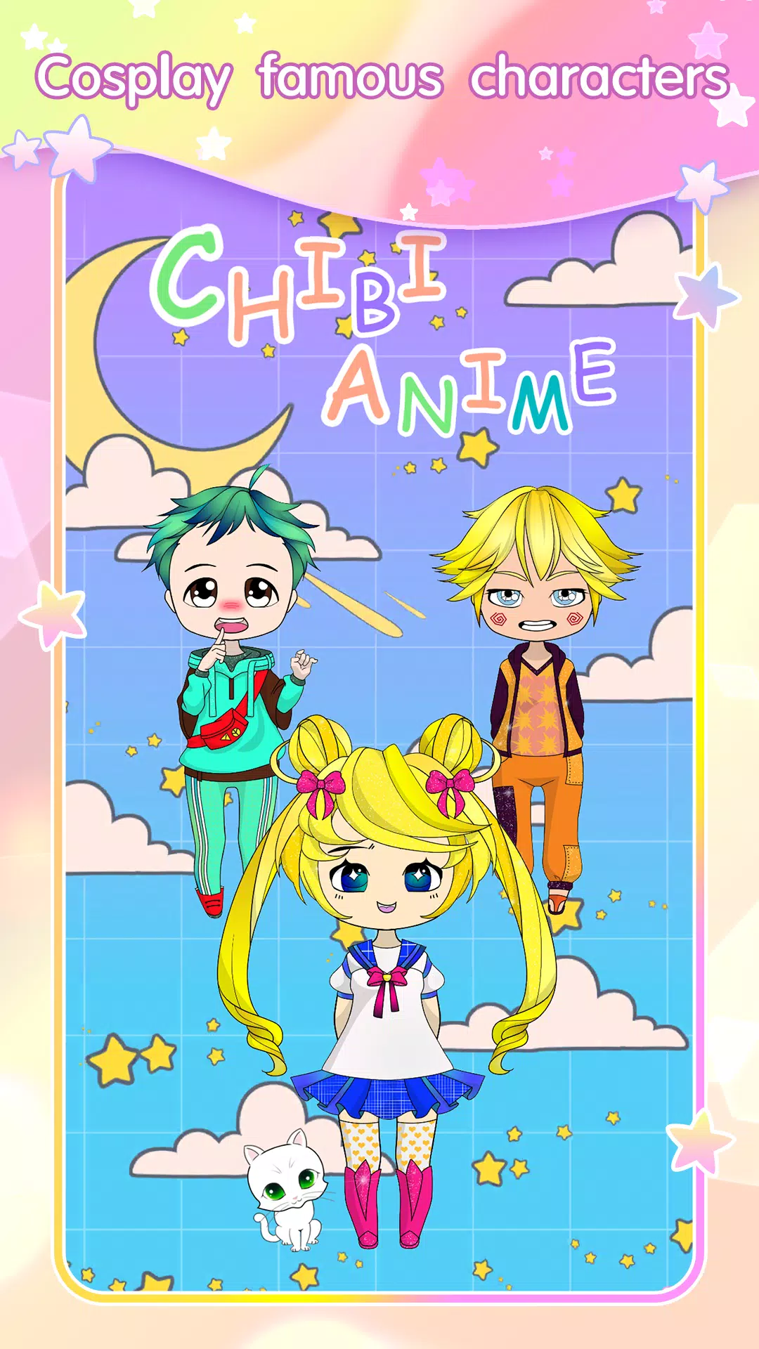 Download do APK de Boneca Chibi: Vestir e Colorir para Android