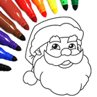 Páginas para colorir Natal ícone