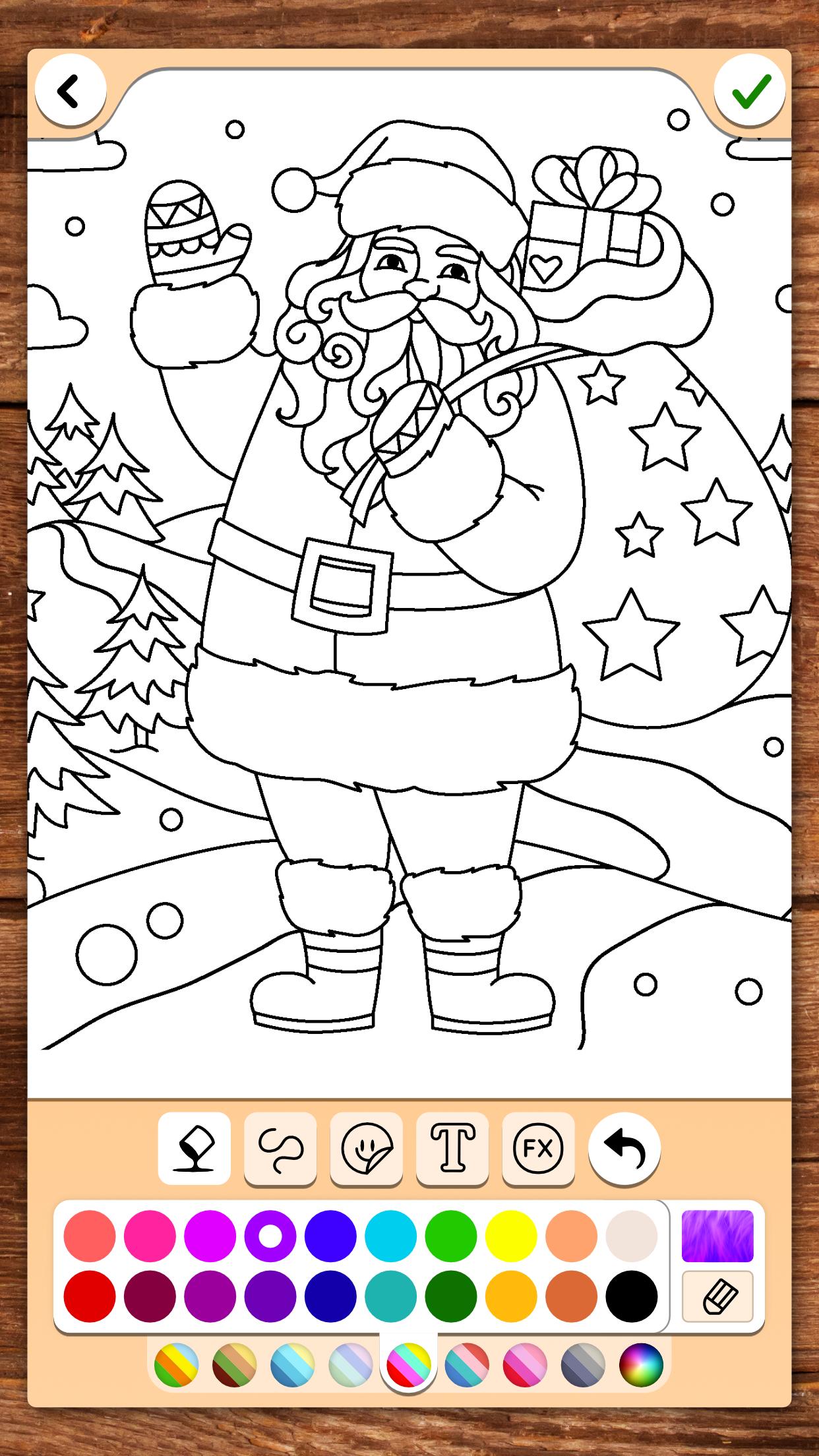 Weihnachten malen für Kinder APK für Android herunterladen