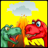 Dino Games Cartoon Coloring icône