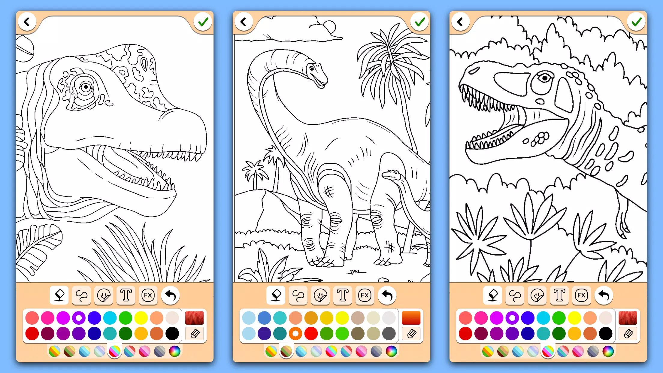 Dinosaur games - Dinosaur coloring pages