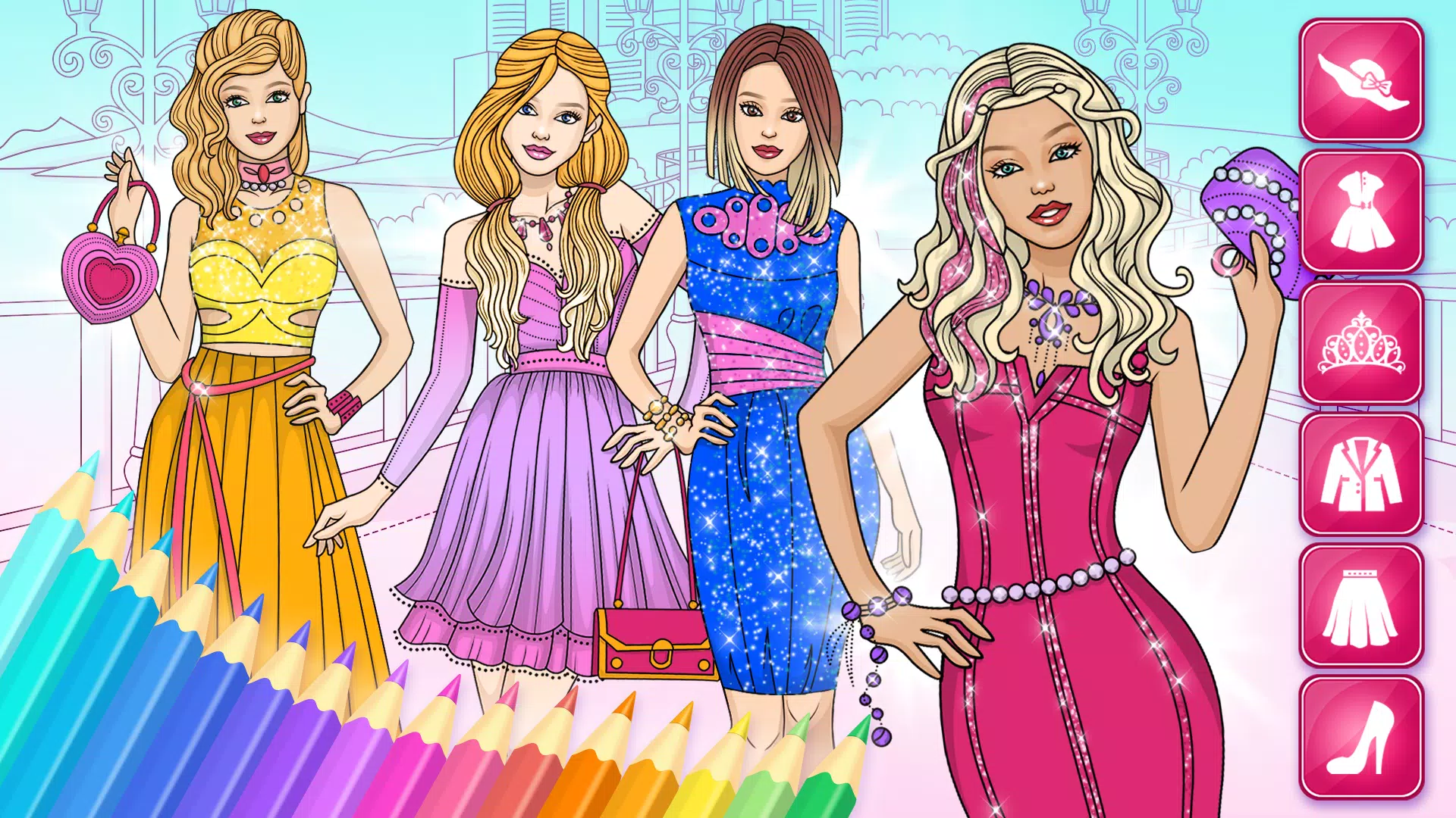 Baixar Moda jogo de colorir: Jogos para meninas no Android, APK grátis  versão mais recente