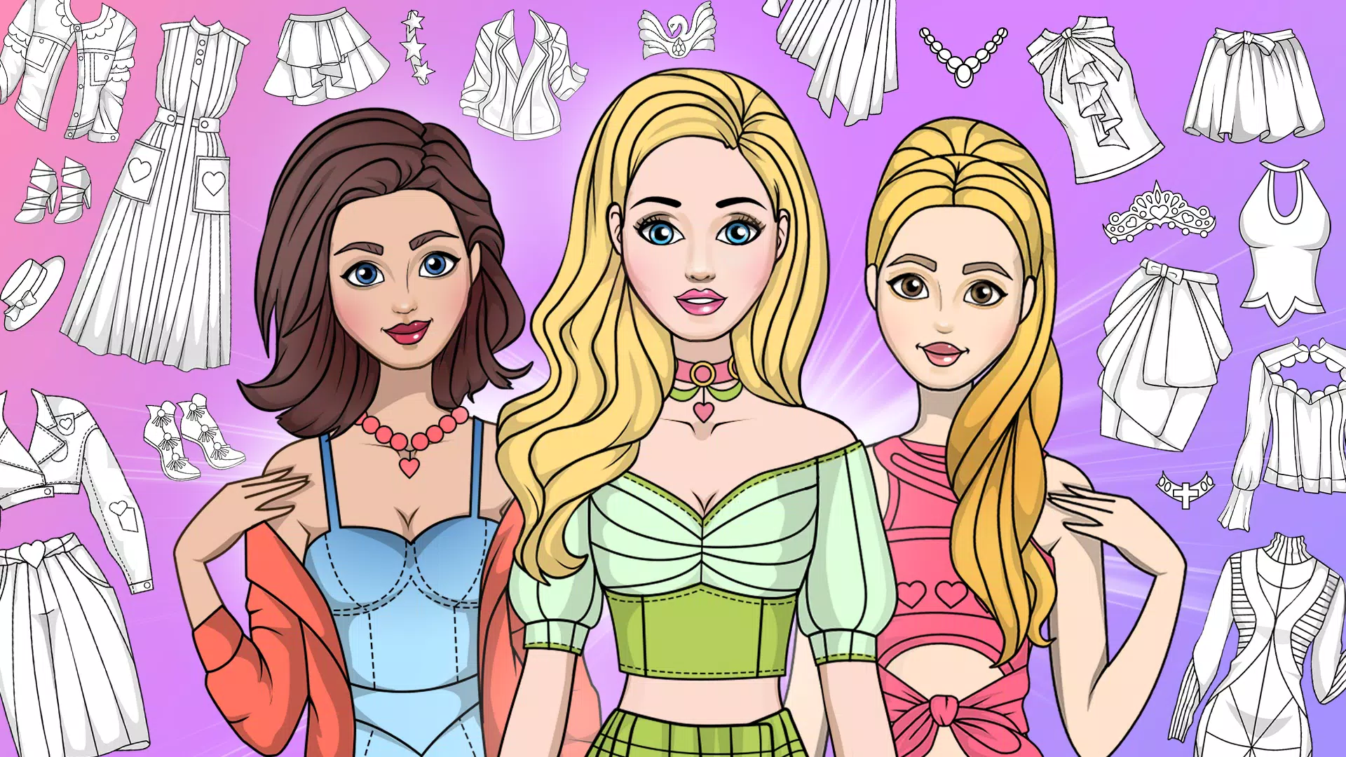 Baixar Moda jogo de colorir: Jogos para meninas no Android, APK grátis  versão mais recente