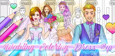Vestir para Casamento: Colorir