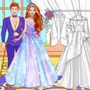 Hochzeit Malbuch Anzieh Spiele APK