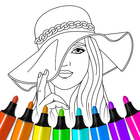 آیکون‌ Fashion Coloring Pages