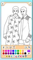 Fashion Coloring Pages Affiche