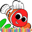 Cute Fish Coloring Book-APK