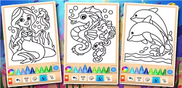 Dolphins coloring pages