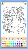 Dolphins coloring pages اسکرین شاٹ 2