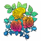 Flower Coloring Pages آئیکن