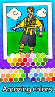 Livro de colorir de futebol imagem de tela 3