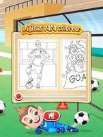 Libro para colorear de fútbol captura de pantalla 1