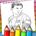 Color Football player