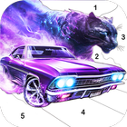 آیکون‌ Cars, Transport Coloring Games