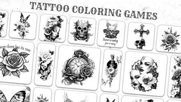 Livre de coloriage de tatouage capture d'écran 3