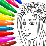 Coloring for girls and women আইকন