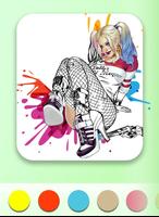 Harley Quinn Coloring Book For Adult ảnh chụp màn hình 2
