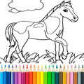 Horse Coloring Game