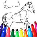 Horse Coloring Game