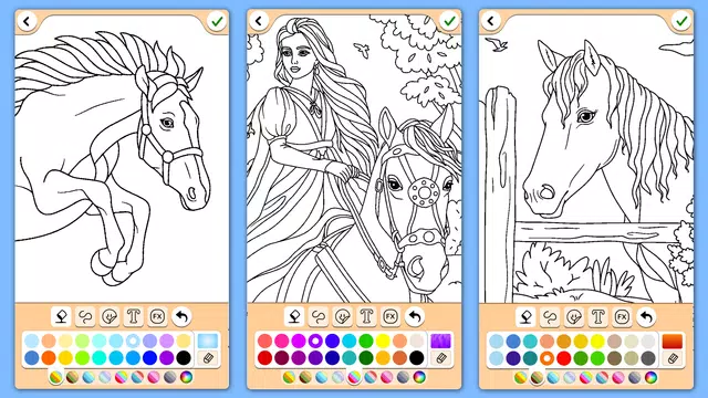 Horse coloring pages game APK 17.1.2 Download for Android ...
