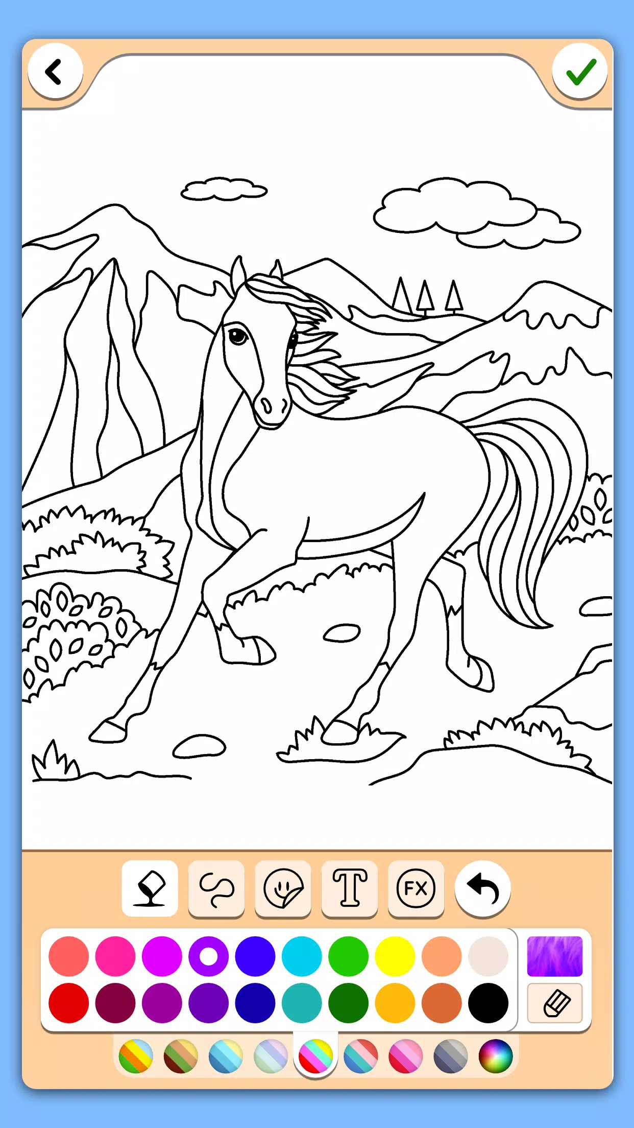 Download do APK de Cavalo livro de colorir para Android