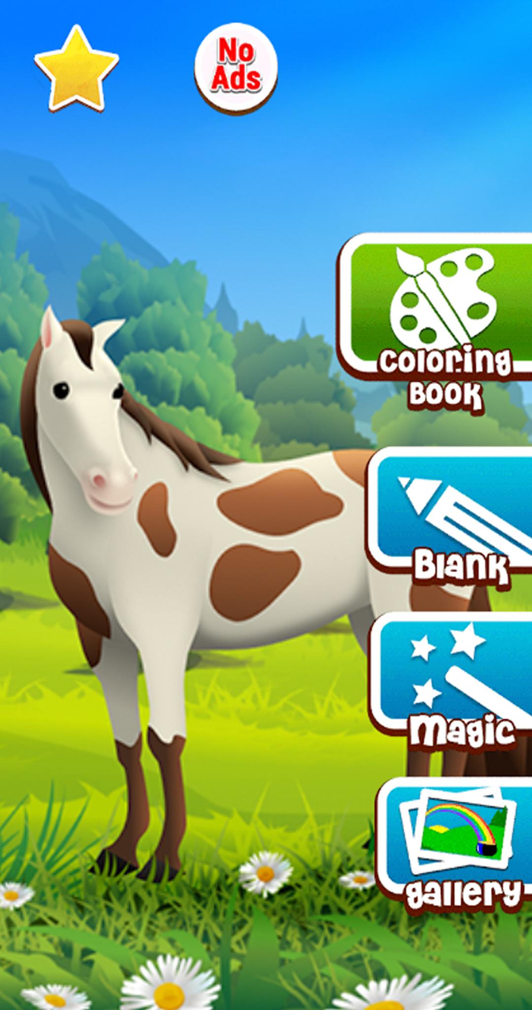 Buku mewarnai Kuda for Android APK Download