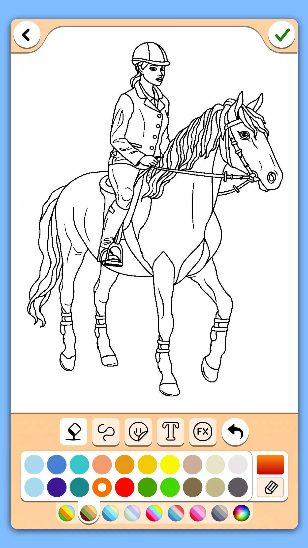 Download do APK de Cavalo livro de colorir para Android