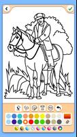 Horse coloring pages game screenshot 3