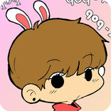 韩国男孩娃娃着色页