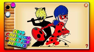 Coloring book lady miraculous bug ảnh chụp màn hình 3