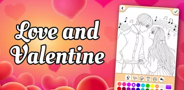 バレンタインデーの愛の色ゲーム