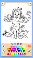 Valentines love coloring book اسکرین شاٹ 3