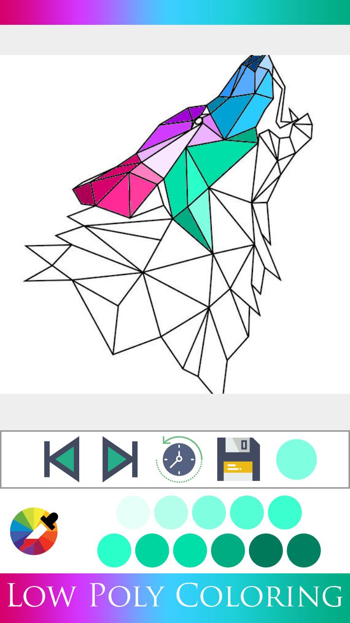 Low Poly Art Animal Coloring for Android - APK Download