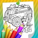 Color Time Puppy Paw APK