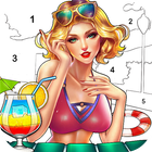 Summer Beach Coloring Games icon