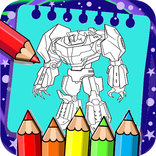 Coloring Robots Heroes