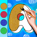 Glitter Letter Coloring Book APK