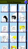 High School Yandere Anime Coloring Pages capture d'écran 3