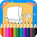 Coloring Cartoon Spong Sandy-APK
