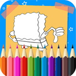 Coloring Cartoon Spong Sandy