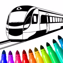 Baixar Jogo de trem: colorir XAPK