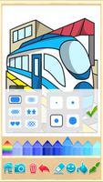 Jogo de trem: colorir imagem de tela 2