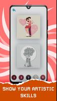 Valentine Love Pixel Art Color capture d'écran 1