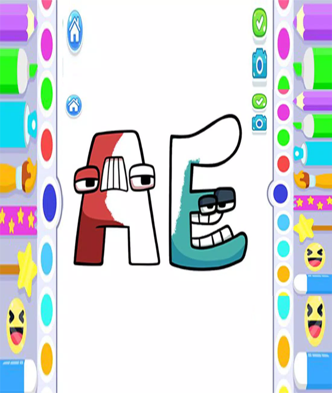 Coloring book - Alphabet Lore — Jogue online gratuitamente em Yandex Games